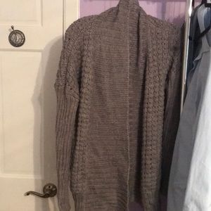 Gray Bass Oversized Sweater